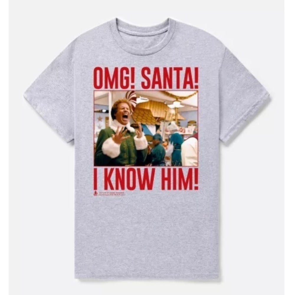 Ripple Junction OMG Santa I Know Him T Shirt - Elf Size Medium